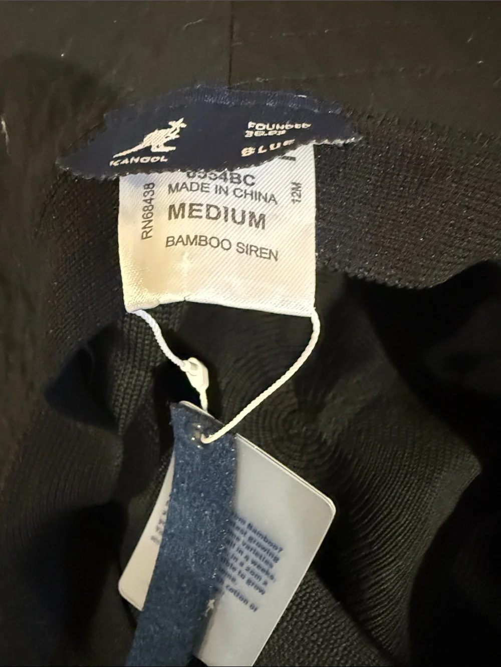 NWT Kangol black bucket hat